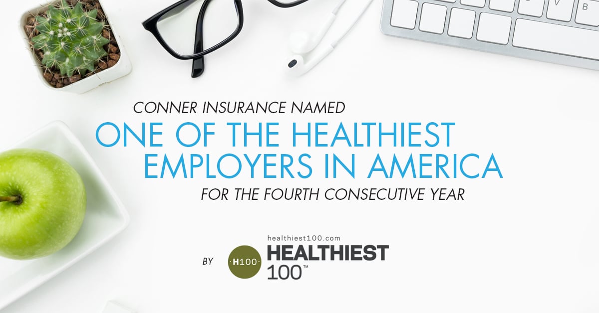 Conner Insurance Named One of the Healthiest Employers in America for the Fourth Consecutive Year