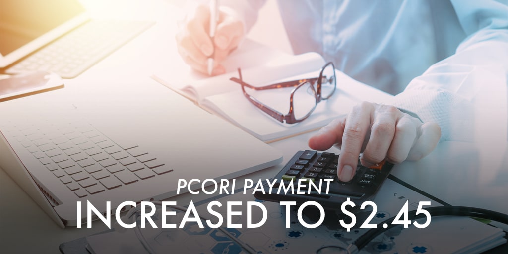 PCORI payment increased to $2.45