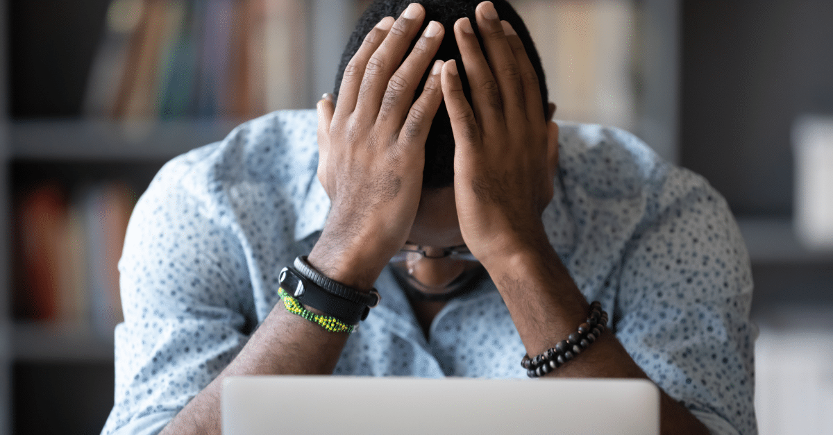 Overwhelmed HR person